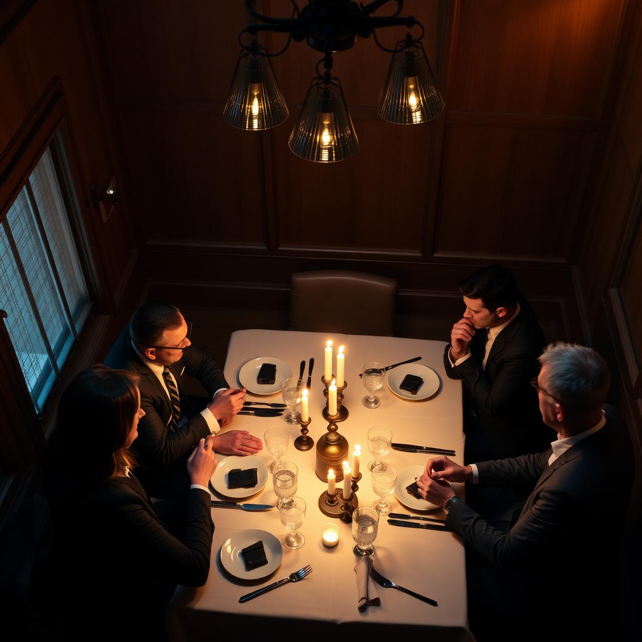 Intimate roundtable dinner
